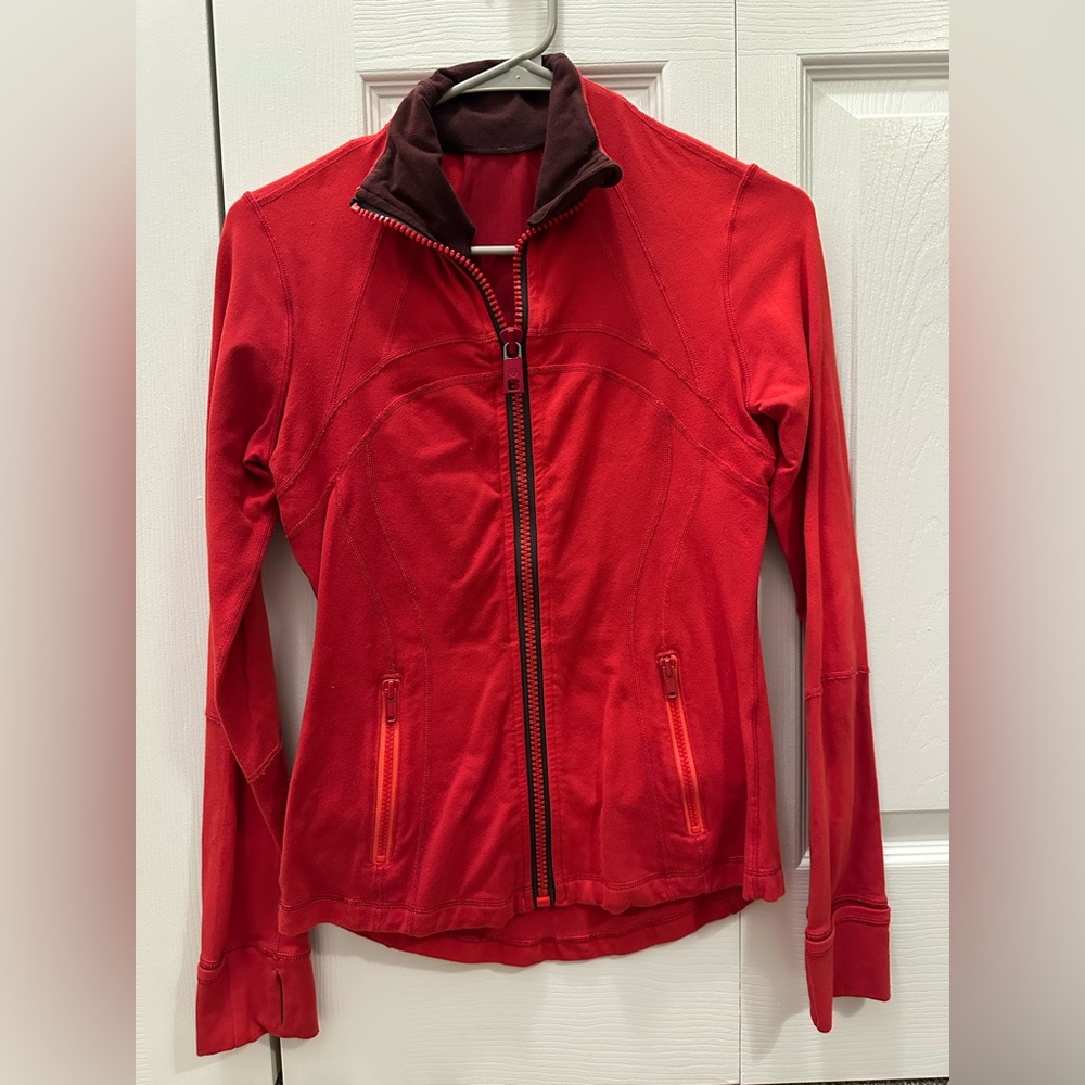 Lululemon Red Athletic Jacket